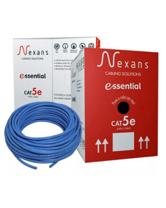 Cabo Nexans Cat 5e Cabo De Rede 17654 Azul 100m